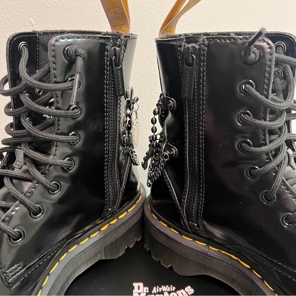 Dr Martens X Marc Jacobs Vegan Jadon Charm Platform Boots Size 8 Womens - Picture 7 of 12